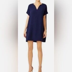 ⭐️ Diane Von Furstenberg Women’s Midnight Blue Kora Tunic Dress Size P